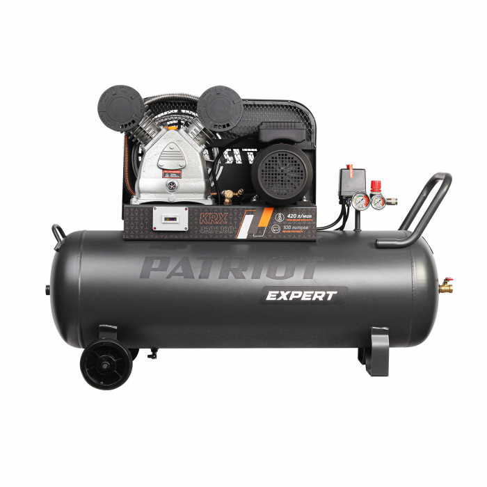 Компрессор поршневой ременной Patriot KRX 420 L100