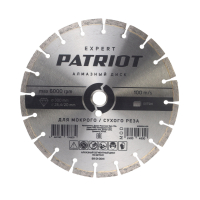 Диск алмазный сегментный (300х25 мм) Patriot 