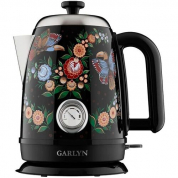 Чайник  GARLYN Flower Grace  K-400, черный