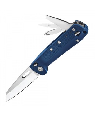 Мультитул Leatherman Free К2, 8 функций, синий