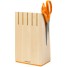 Блок из березы Fiskars для 5 ножей, пустой