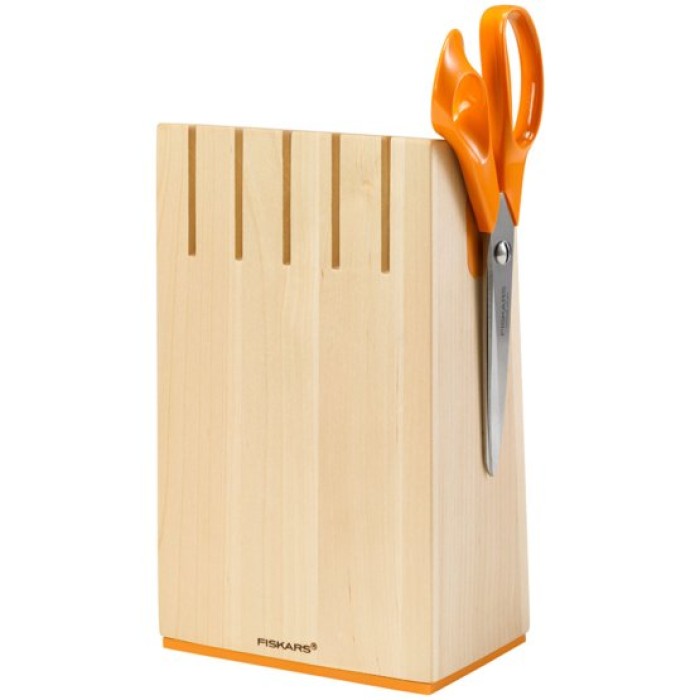 Блок из березы Fiskars для 5 ножей, пустой