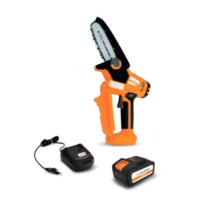 Мини-пила (сучкорез) аккумуляторная Villartec SA 20M Set4  АКБ AS204 +ЗУ AC202