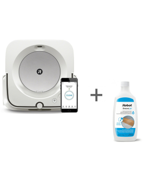 Робот-пылесос iRobot Braava Jet m6 + моющее средство в подарок 2шт