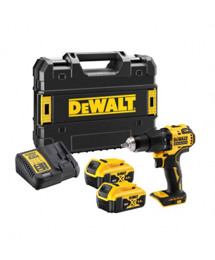 Аккумуляторная бесщеточная ударная дрель DeWALT DCD709M2T, 18В, 4 Ач