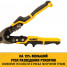 Ножницы по металлу DeWALT ERGO DWHT14675-0, прямые, 250 мм.