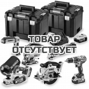 Набор бесщеточных аккумуляторных инструментов DeWALT DCK665P3T: дрель-шуруповерт, лобзик, циркулярная пила, рубанок, реноватор-мультитул, фонарь, 3 Акб, ЗУ, 2 кейса TSTAK