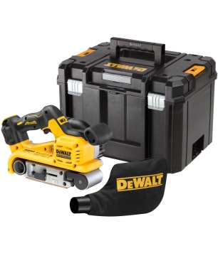 Аккумуляторная ленточная шлифмашина DEWALT DCW220NT, 18 В, 320 м/мин, без АКБ и ЗУ, в кейсе TSTAK (Уценка)