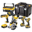 Аккумуляторный набор DEWALT DCK551P3T, 18 В: дрель + шуруповерт + пила + лобзик + фонарь, с 3 АКБ 5 Ач и ЗУ, в 2 кейсах TSTAK