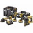 Набор DEWALT DCK422P3T, 18 В: дрель DCD796 + шуруповерт DCF887 + УШМ DCG405 + перфоратор DCH273, с 3 АКБ 5 Ач и ЗУ, в 2 кейсах