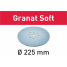 Круг шлифовальный FESTOOL STF D225 P80 GR S/25 Granat Soft
