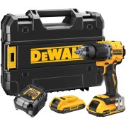 Аккумуляторная ударная дрель-шуруповерт DeWALT DCD799D2T, 18 В, с 2 АКБ 2 Ач и ЗУ, в кейсе TSTAK