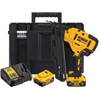 Аккумуляторный гвоздезабивной пистолет DeWALT DCN650P2, 18 В, с 2 АКБ 5 Ач и ЗУ, в кейсе TSTAK