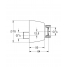 Запорный S-эксцентрик 1/2&quot;-3/4&quot; GROHE 