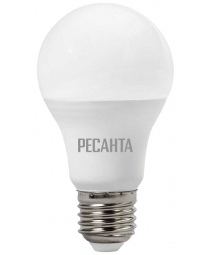 Лампа светодиодная РЕСАНТА LL-R-A60-11W-230-3K-E27