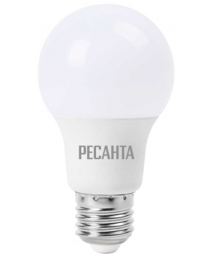 Лампа светодиодная РЕСАНТА LL-R-A60-7W-230-3K-E27