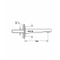 Излив для ванны GROHE Plus, хром 