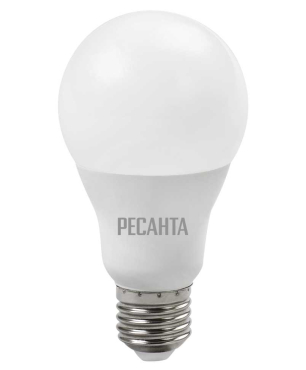 Лампа светодиодная РЕСАНТА LL-R-A65-15W-230-4K-E27