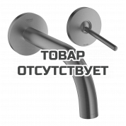 Внешняя часть смесителя для раковины GROHE Atrio Joy настенного монтажа на 2 отверстия, темный графит матовый 