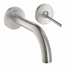 Внешняя часть смесителя для раковины GROHE Atrio Joy настенного монтажа на 2 отверстия, суперсталь 