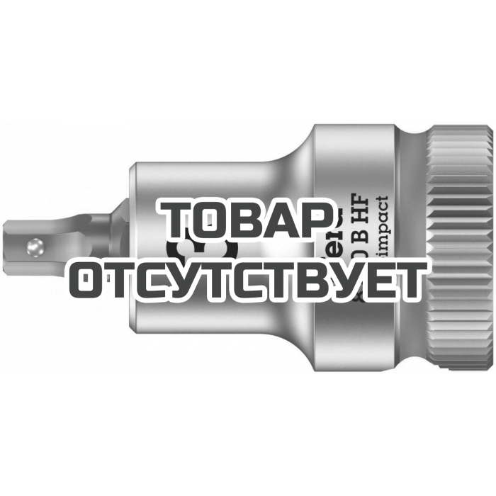 Головка торцевая WERA 8740 B Hex-Plus HF Zyklop с вставкой-битой 3/8", 3 x 35 мм 003030