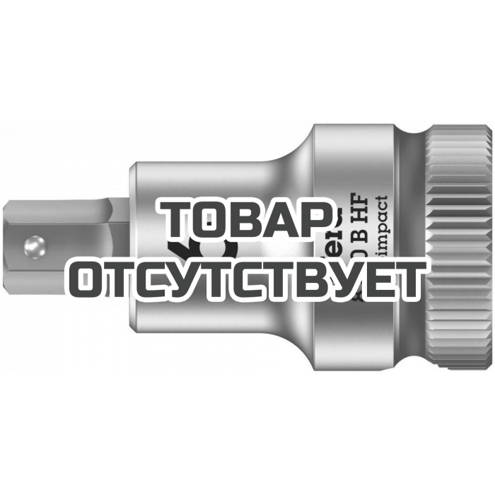 Головка торцевая WERA 8740 B Hex-Plus HF Zyklop с вставкой-битой 3/8", 6 x 35 мм 003035