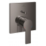 Внешняя часть смесителя для ванны GROHE Allure скрытого монтажа на 2 потребителя, квадратная, темный графит глянец 