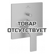 Внешняя часть смесителя для ванны GROHE Allure скрытого монтажа на 2 потребителя, квадратная, холодный рассвет матовый 