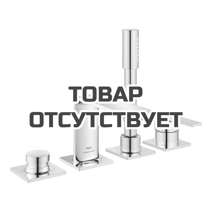 Смеситель для ванны GROHE Allure на 4 отверстия, на край ванны, хром 