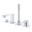 Смеситель для ванны GROHE Allure на 4 отверстия, на край ванны, хром 