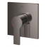 Внешняя часть смесителя для душа GROHE Allure скрытого монтажа, квадратная, темный графит глянец 