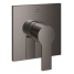 Внешняя часть смесителя для душа GROHE Allure скрытого монтажа, квадратная, темный графит глянец 