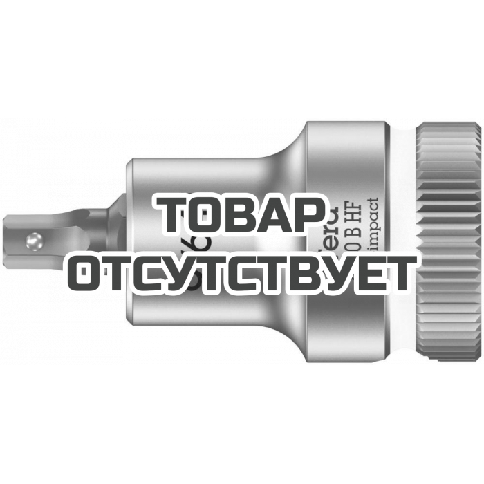 Головка торцевая WERA 8740 B Hex-Plus HF Zyklop с вставкой-битой 3/8", 9/64" x 35 мм 003082