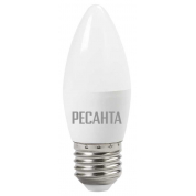 Лампа светодиодная РЕСАНТА LL-R-C37-6W-230-3K-E27