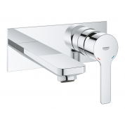 Внешняя часть смесителя для раковины GROHE Lineare на 2 отверстия, хром 