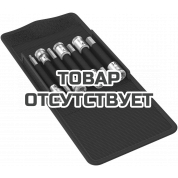 Набор головок торцевых WERA 8740 B HF 1 Zyklop со вставкой-битой 3/8", 7 предметов 4/5/6/7/8/9/10 мм 003180