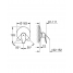 Внешняя часть смесителя для душа GROHE Eurodisc Cosmopolitan, хром 