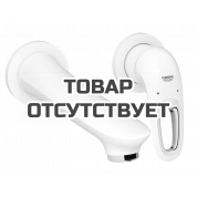 Внешняя часть смесителя для раковины GROHE Eurostyle на 2 отверстия, белая луна 