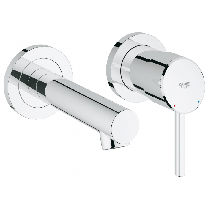 Внешняя часть смесителя для раковины GROHE Concetto на 2 отверстия, S-Size, хром 