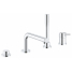Смеситель для ванны GROHE Concetto на 4 отверстия, на край ванны, хром 