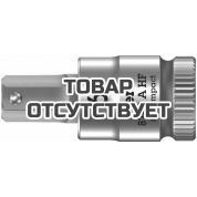 Головка торцевая WERA 8740 A Hex-Plus HF Zyklop с вставкой-битой 1/4", 6 x 28 мм 003337