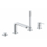 Смеситель для ванны GROHE Lineare на 4 отверстия, на край ванны, хром 