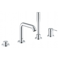 Смеситель для ванны GROHE Essence на 4 отверстия, на край ванны, хром 