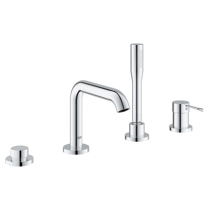 Смеситель для ванны GROHE Essence на 4 отверстия, на край ванны, хром 