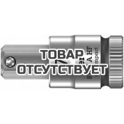Головка торцевая WERA 8740 A Hex-Plus HF Zyklop с вставкой-битой 1/4", 7 x 28 мм 003341