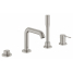 Смеситель для ванны GROHE Essence на 4 отверстия, на край ванны, суперсталь 