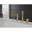 Смеситель для ванны GROHE Essence на 4 отверстия, на край ванны, холодный рассвет глянец 