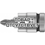 Головка торцевая WERA 8755 A PZ Zyklop с вставкой-битой Pozidriv 1/4", PZ 1 x 28 мм 003353