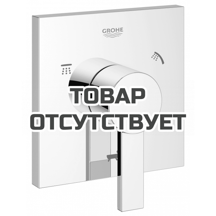 Внешняя часть переключателя потоков GROHE Allure на 3 положения, хром 