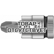 Головка торцевая WERA 8755 A PZ Zyklop с вставкой-битой Pozidriv 1/4", PZ 3 x 28 мм 003355